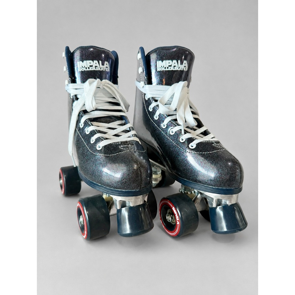 IMPALA Roller Skates Quad Midnight Sparkle SIZE 7 US Women New Never Worn